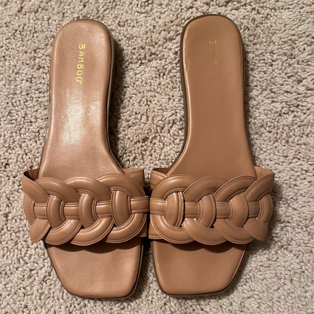 Nude sandals